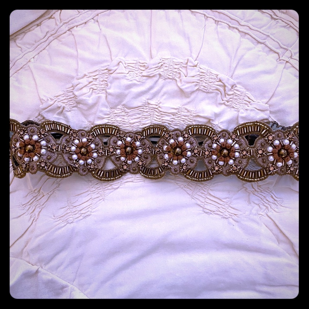 Anthropologie Beaded Headband